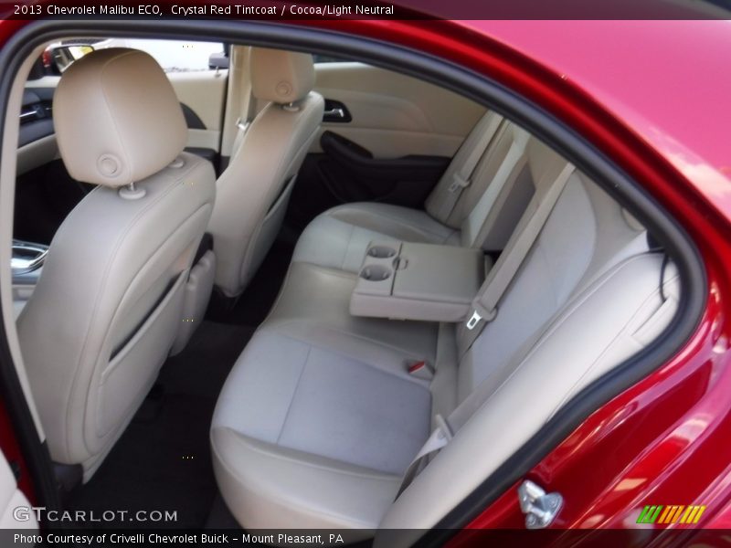 Crystal Red Tintcoat / Cocoa/Light Neutral 2013 Chevrolet Malibu ECO