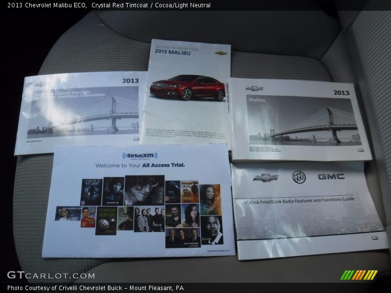 Crystal Red Tintcoat / Cocoa/Light Neutral 2013 Chevrolet Malibu ECO