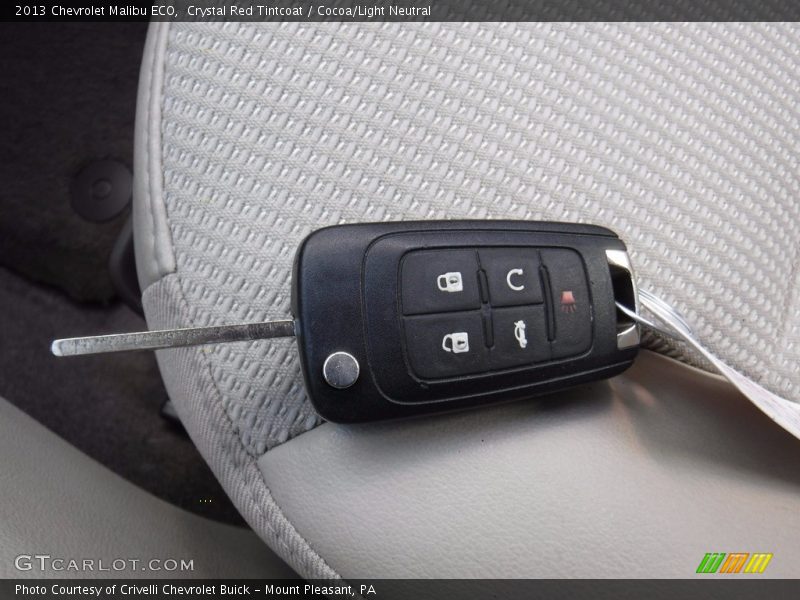 Crystal Red Tintcoat / Cocoa/Light Neutral 2013 Chevrolet Malibu ECO