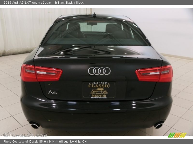 Brilliant Black / Black 2013 Audi A6 2.0T quattro Sedan