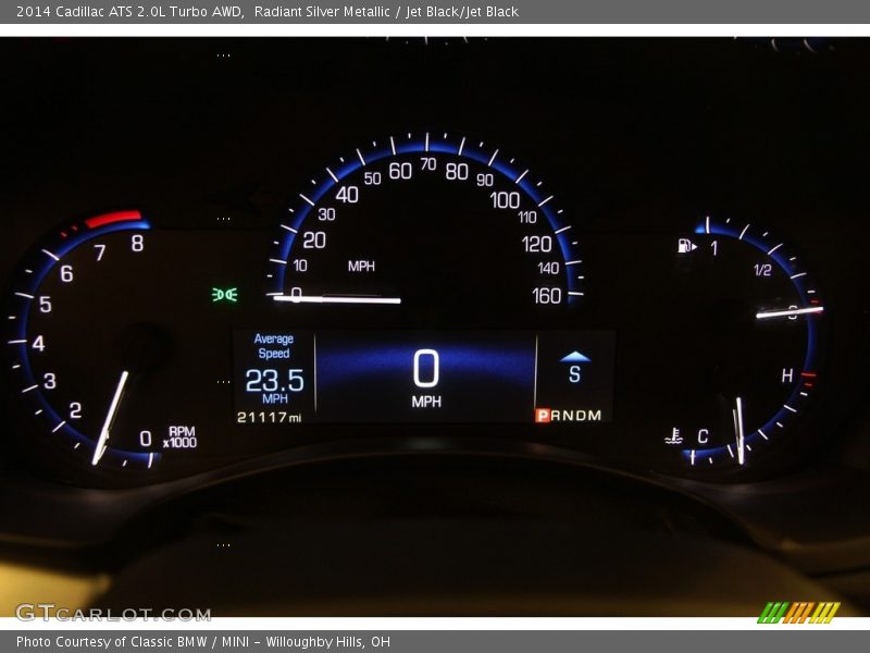 Radiant Silver Metallic / Jet Black/Jet Black 2014 Cadillac ATS 2.0L Turbo AWD