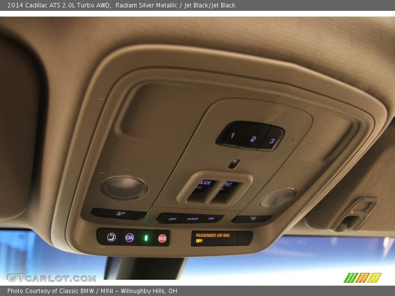 Radiant Silver Metallic / Jet Black/Jet Black 2014 Cadillac ATS 2.0L Turbo AWD