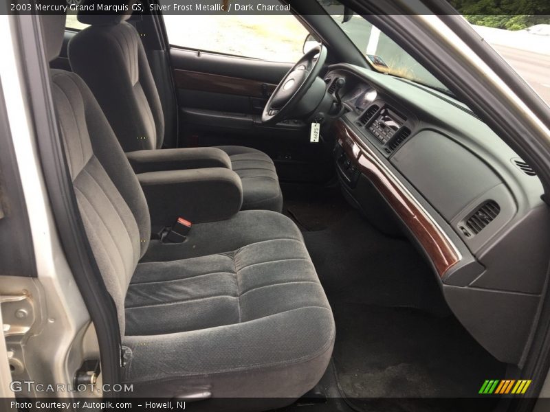 Silver Frost Metallic / Dark Charcoal 2003 Mercury Grand Marquis GS