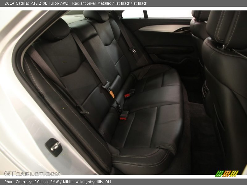 Radiant Silver Metallic / Jet Black/Jet Black 2014 Cadillac ATS 2.0L Turbo AWD