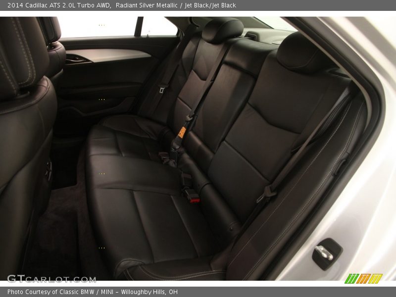 Radiant Silver Metallic / Jet Black/Jet Black 2014 Cadillac ATS 2.0L Turbo AWD