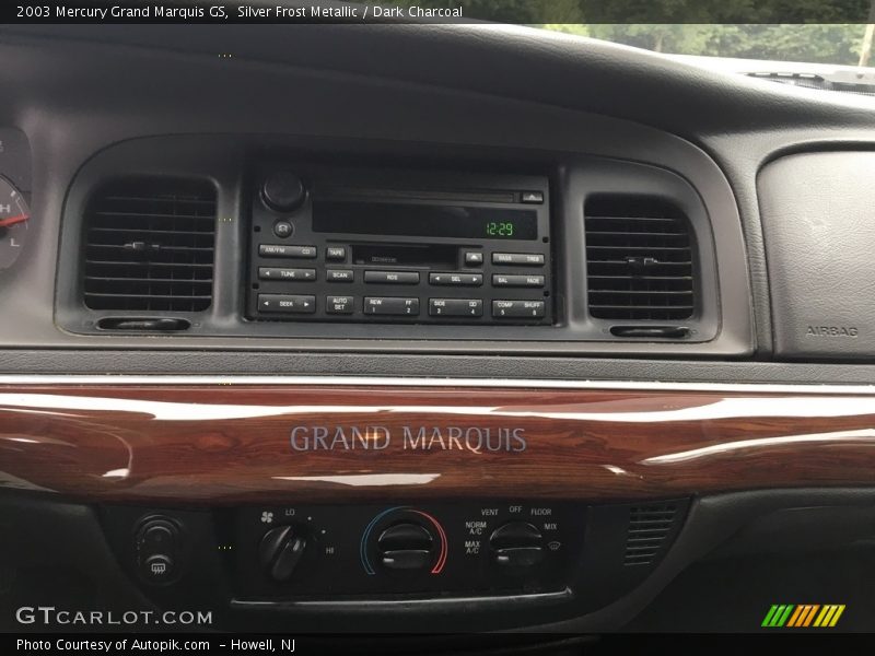 Silver Frost Metallic / Dark Charcoal 2003 Mercury Grand Marquis GS