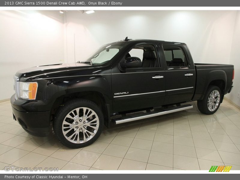 Onyx Black / Ebony 2013 GMC Sierra 1500 Denali Crew Cab AWD