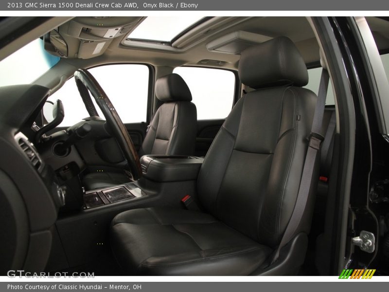 Onyx Black / Ebony 2013 GMC Sierra 1500 Denali Crew Cab AWD