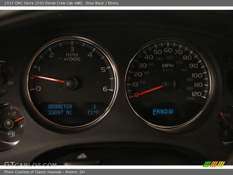 Onyx Black / Ebony 2013 GMC Sierra 1500 Denali Crew Cab AWD
