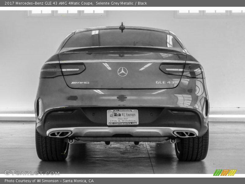 Selenite Grey Metallic / Black 2017 Mercedes-Benz GLE 43 AMG 4Matic Coupe