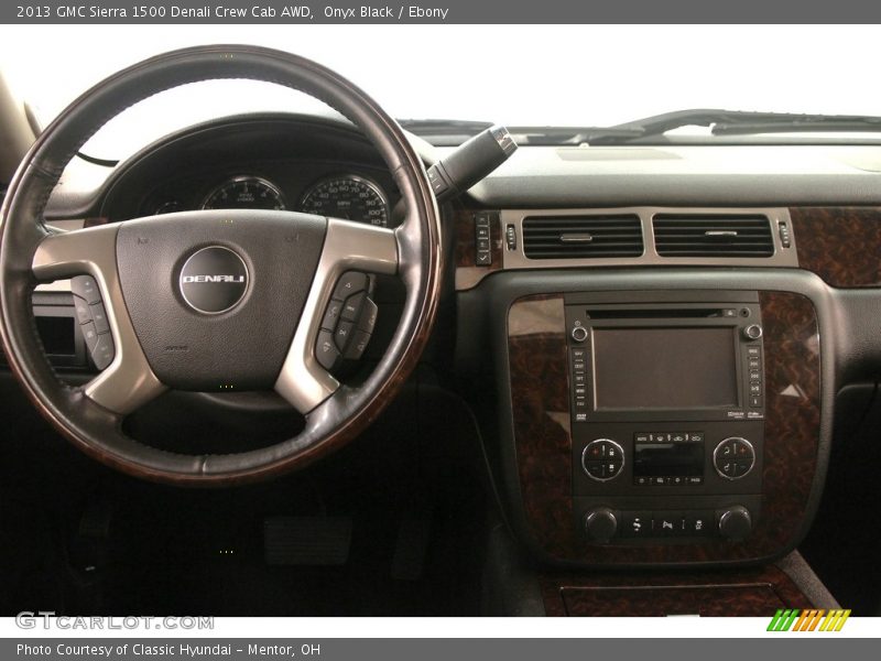 Onyx Black / Ebony 2013 GMC Sierra 1500 Denali Crew Cab AWD