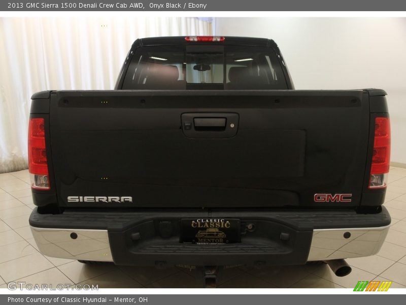 Onyx Black / Ebony 2013 GMC Sierra 1500 Denali Crew Cab AWD