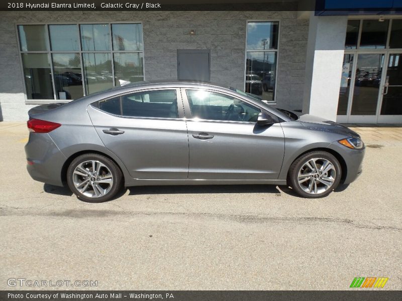Galactic Gray / Black 2018 Hyundai Elantra Limited