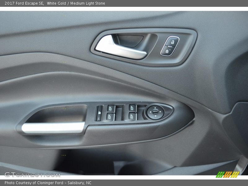 White Gold / Medium Light Stone 2017 Ford Escape SE
