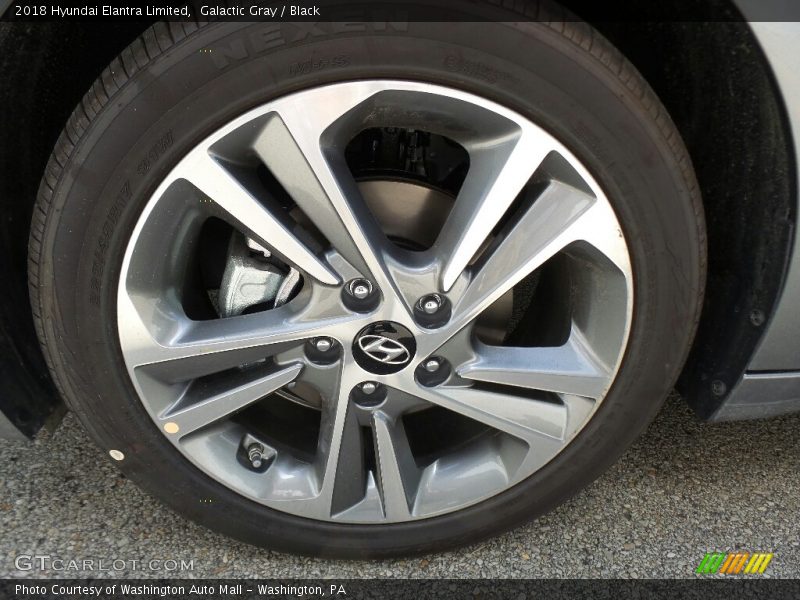 Galactic Gray / Black 2018 Hyundai Elantra Limited