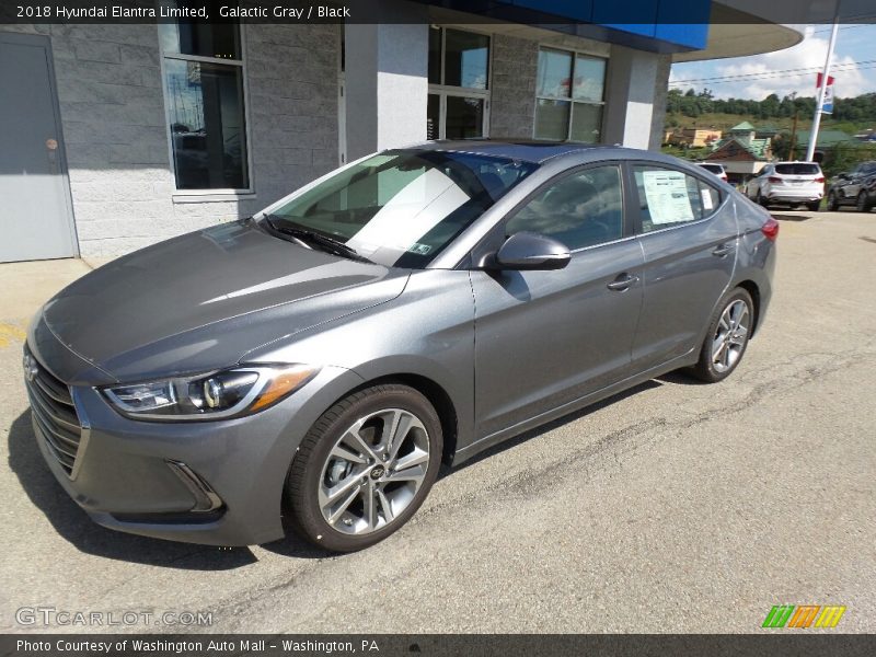 Galactic Gray / Black 2018 Hyundai Elantra Limited