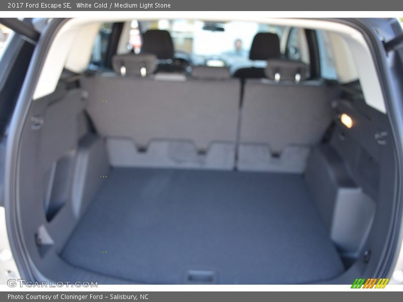 White Gold / Medium Light Stone 2017 Ford Escape SE