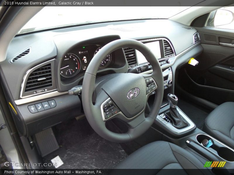 Galactic Gray / Black 2018 Hyundai Elantra Limited