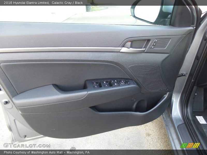 Galactic Gray / Black 2018 Hyundai Elantra Limited