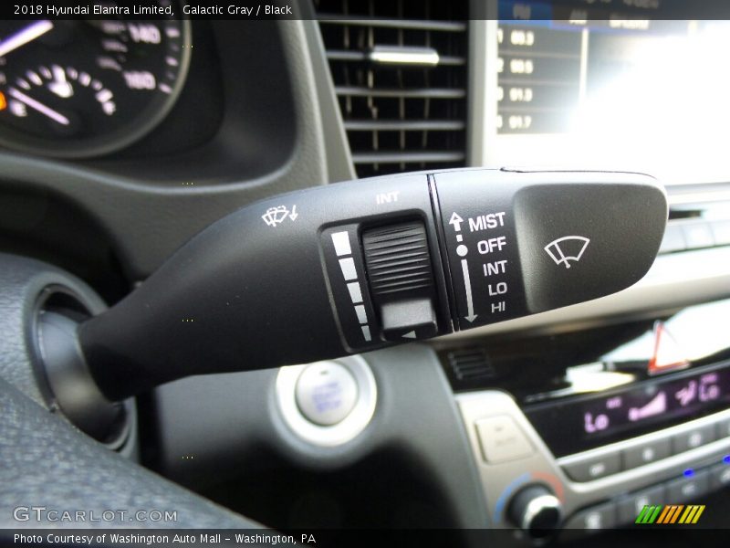 Galactic Gray / Black 2018 Hyundai Elantra Limited