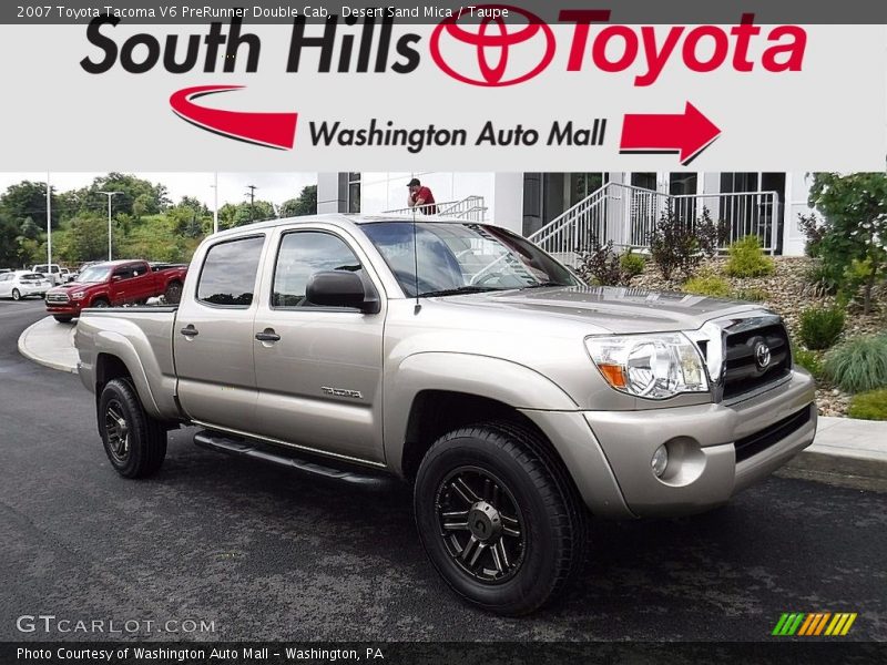 Desert Sand Mica / Taupe 2007 Toyota Tacoma V6 PreRunner Double Cab