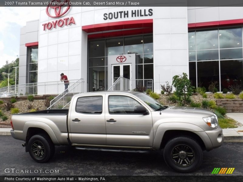 Desert Sand Mica / Taupe 2007 Toyota Tacoma V6 PreRunner Double Cab