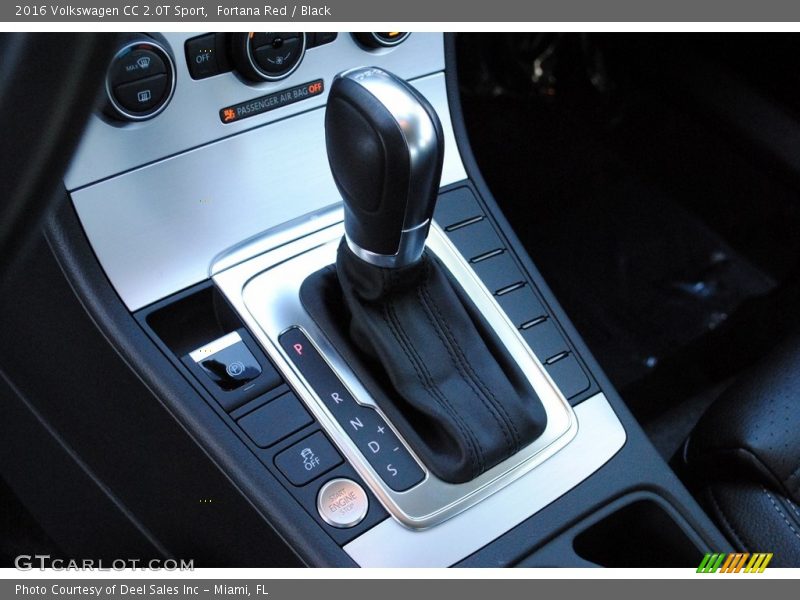 Fortana Red / Black 2016 Volkswagen CC 2.0T Sport