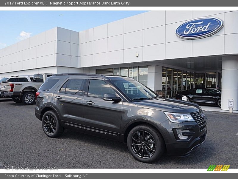 Magnetic / Sport Appearance Dark Earth Gray 2017 Ford Explorer XLT