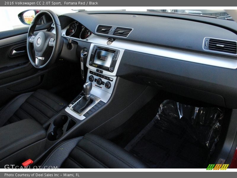 Fortana Red / Black 2016 Volkswagen CC 2.0T Sport
