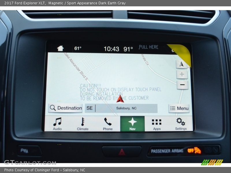 Magnetic / Sport Appearance Dark Earth Gray 2017 Ford Explorer XLT