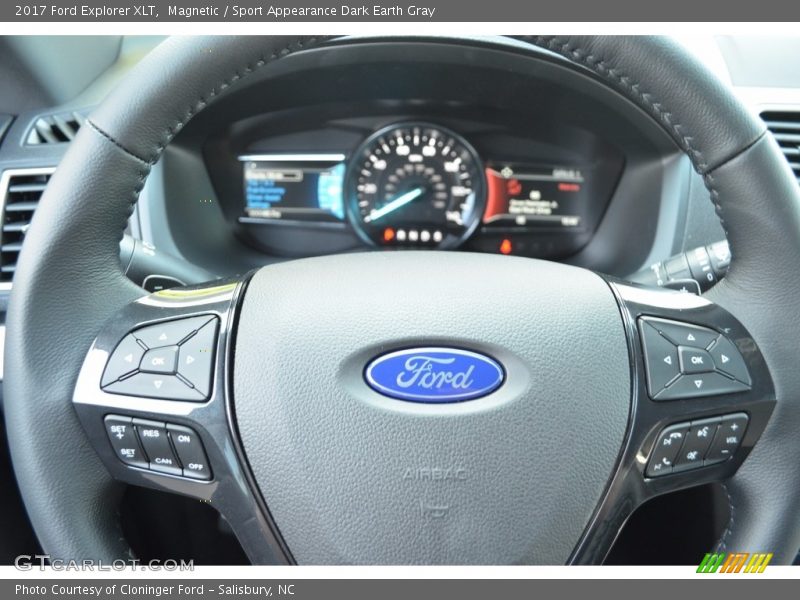 Magnetic / Sport Appearance Dark Earth Gray 2017 Ford Explorer XLT