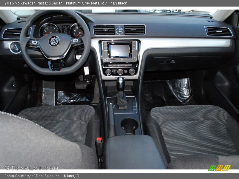 Dashboard of 2016 Passat S Sedan