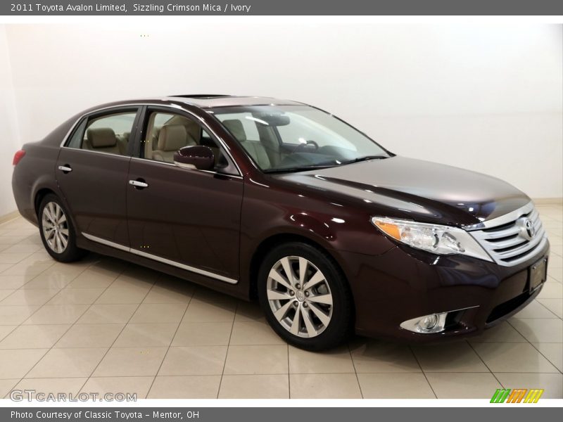 Sizzling Crimson Mica / Ivory 2011 Toyota Avalon Limited