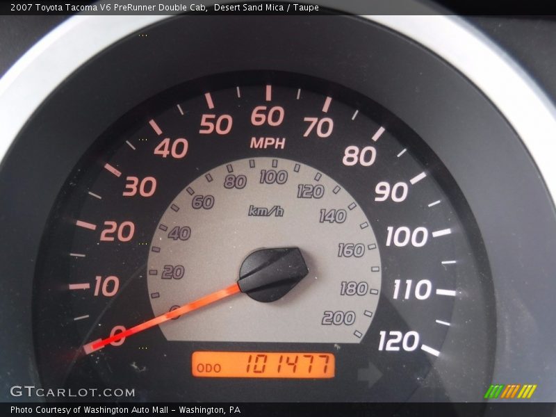 Desert Sand Mica / Taupe 2007 Toyota Tacoma V6 PreRunner Double Cab