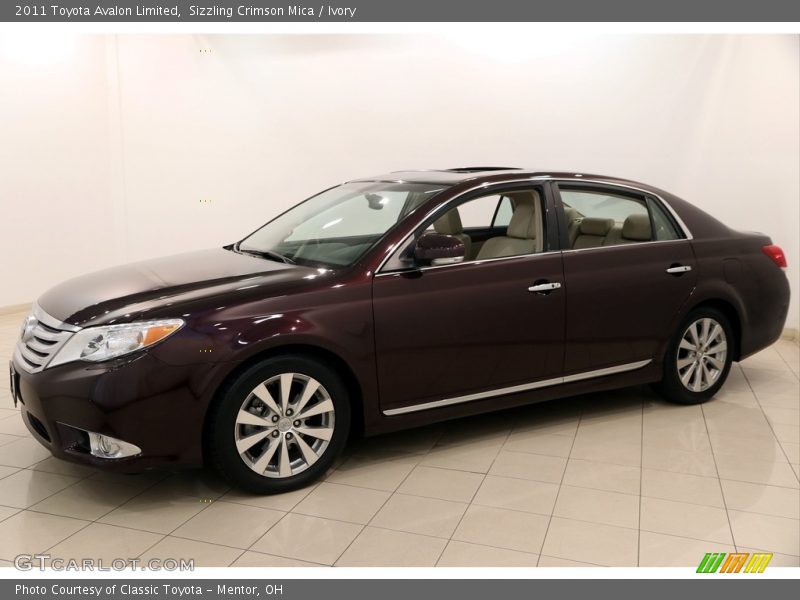 Sizzling Crimson Mica / Ivory 2011 Toyota Avalon Limited