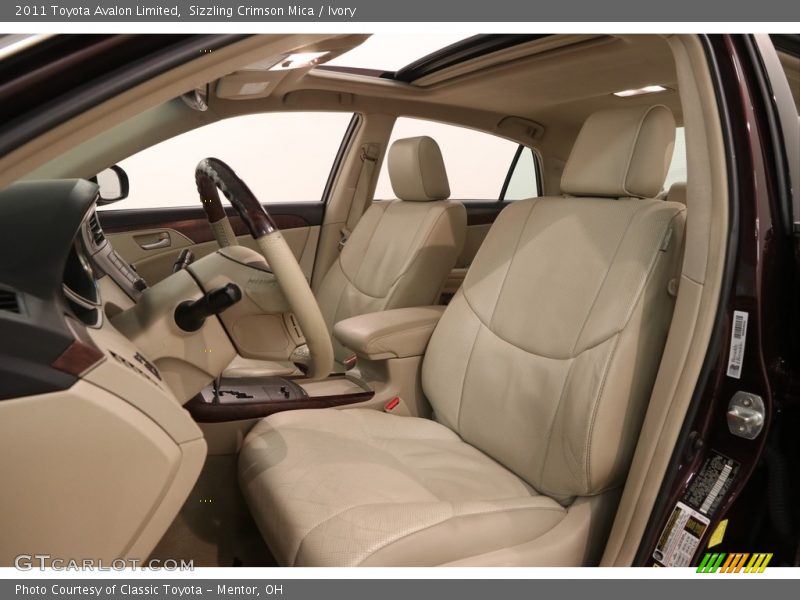 Sizzling Crimson Mica / Ivory 2011 Toyota Avalon Limited
