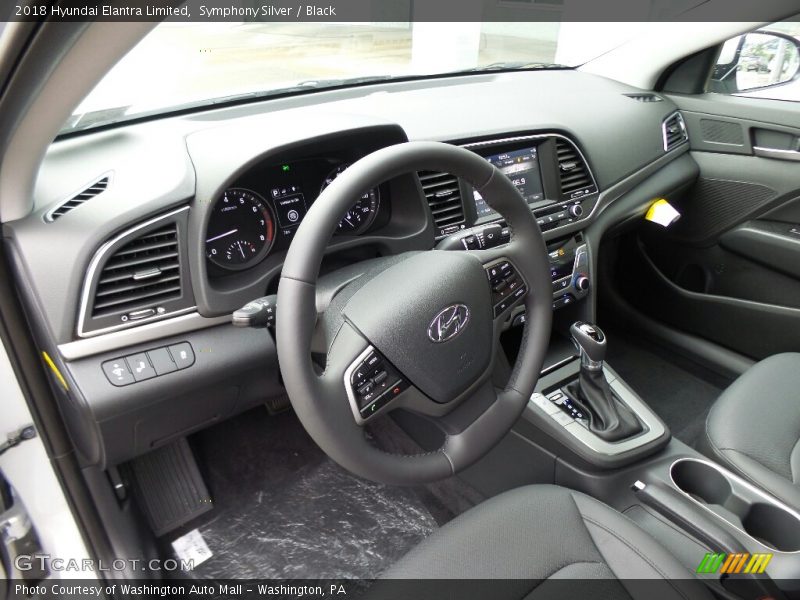 Symphony Silver / Black 2018 Hyundai Elantra Limited
