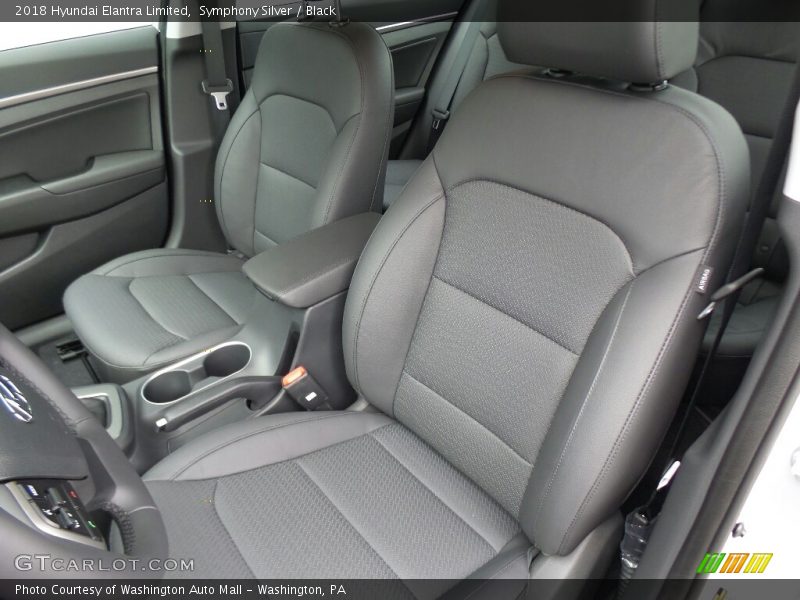 Symphony Silver / Black 2018 Hyundai Elantra Limited