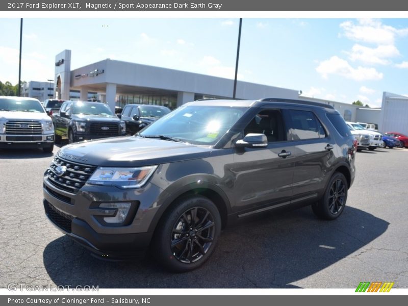 Magnetic / Sport Appearance Dark Earth Gray 2017 Ford Explorer XLT