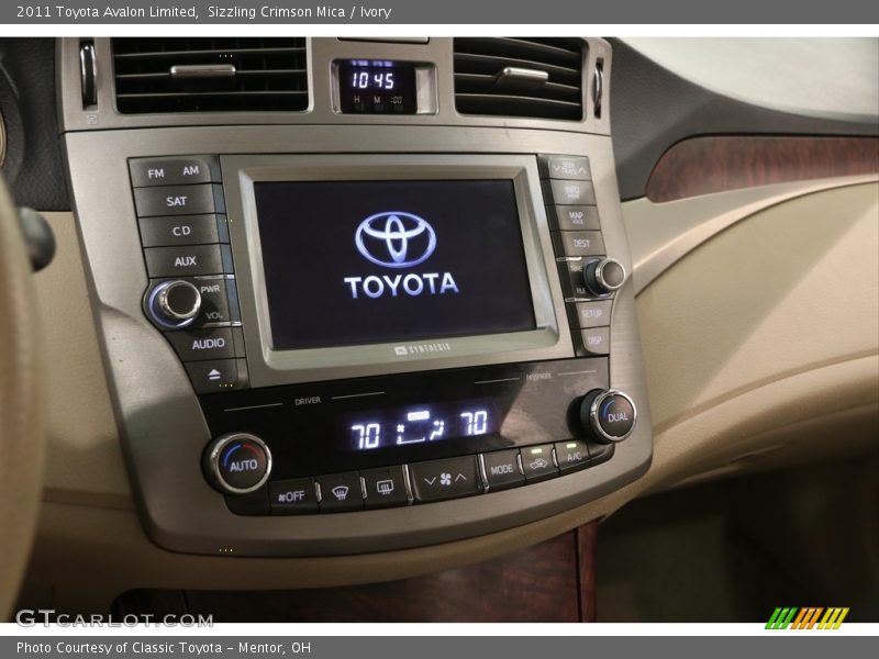 Sizzling Crimson Mica / Ivory 2011 Toyota Avalon Limited