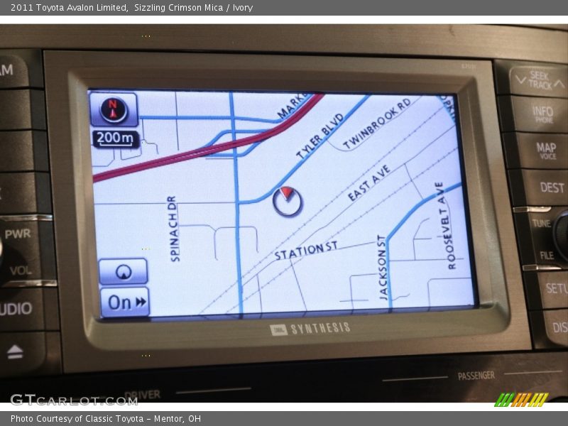 Sizzling Crimson Mica / Ivory 2011 Toyota Avalon Limited