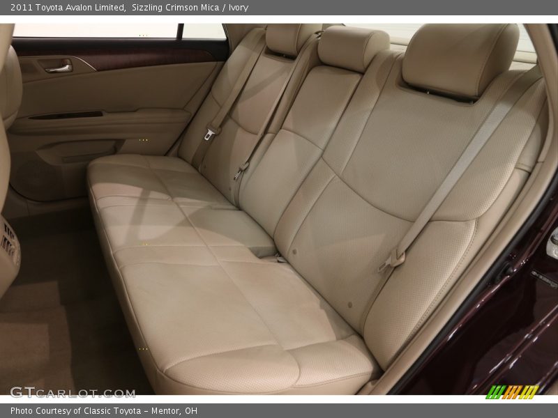 Sizzling Crimson Mica / Ivory 2011 Toyota Avalon Limited