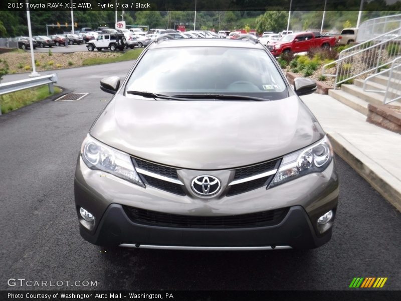 Pyrite Mica / Black 2015 Toyota RAV4 XLE AWD