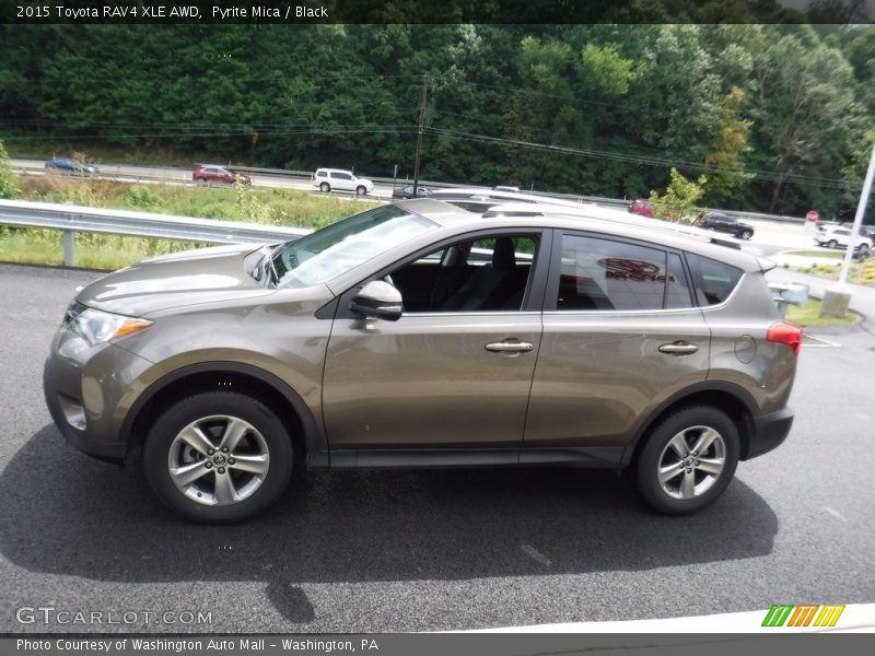 Pyrite Mica / Black 2015 Toyota RAV4 XLE AWD