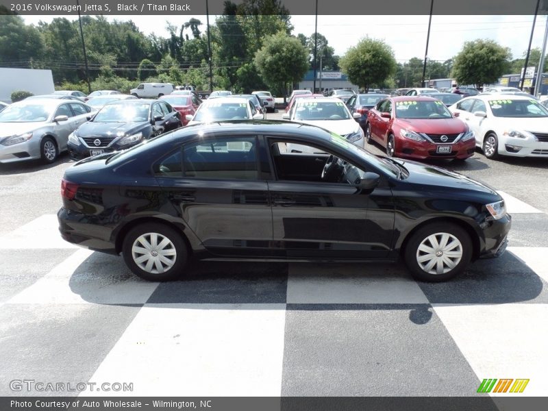 Black / Titan Black 2016 Volkswagen Jetta S