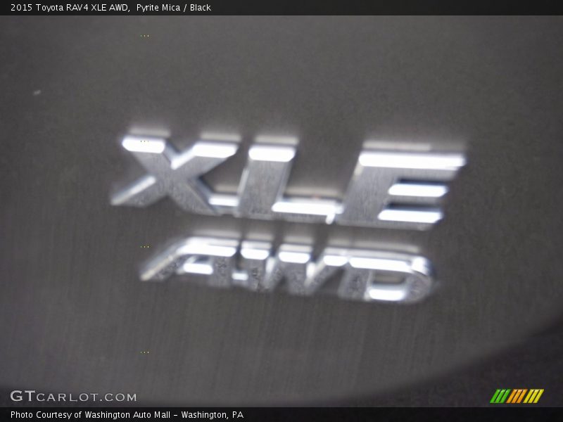 Pyrite Mica / Black 2015 Toyota RAV4 XLE AWD