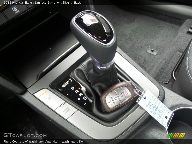 Symphony Silver / Black 2018 Hyundai Elantra Limited