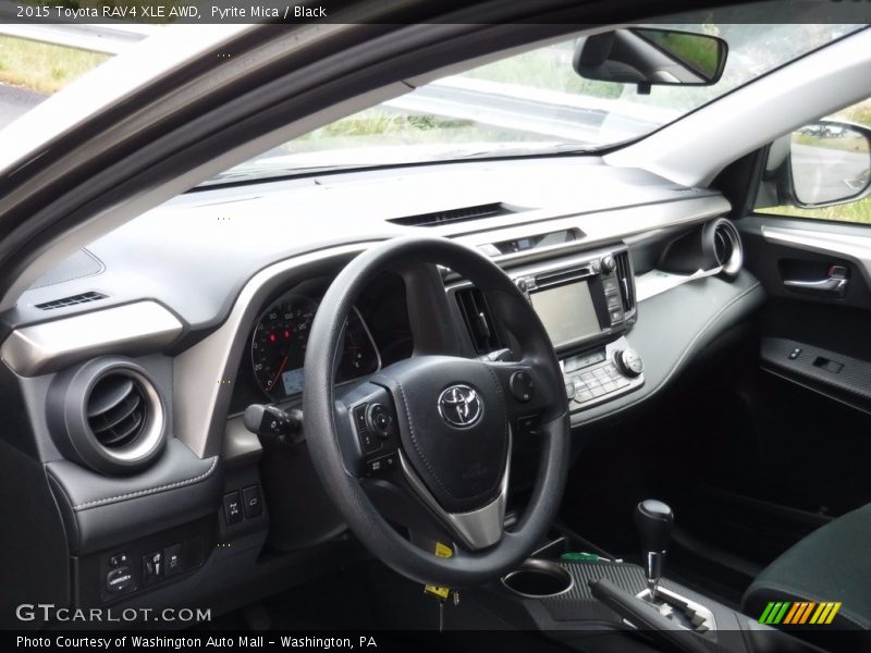 Pyrite Mica / Black 2015 Toyota RAV4 XLE AWD