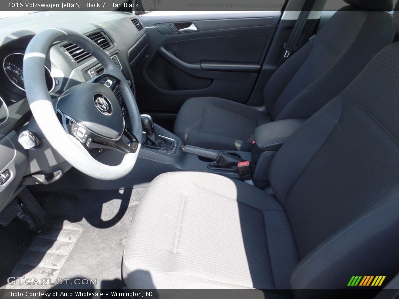 Black / Titan Black 2016 Volkswagen Jetta S