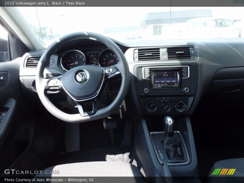 Black / Titan Black 2016 Volkswagen Jetta S